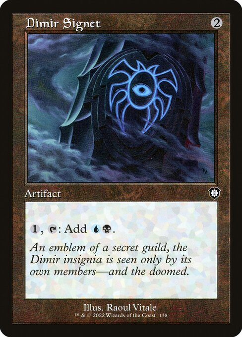 Dimir Signet [The Brothers' War Commander - 138]