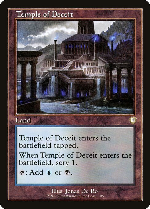 Temple of Deceit [The Brothers' War Commander - 205]
