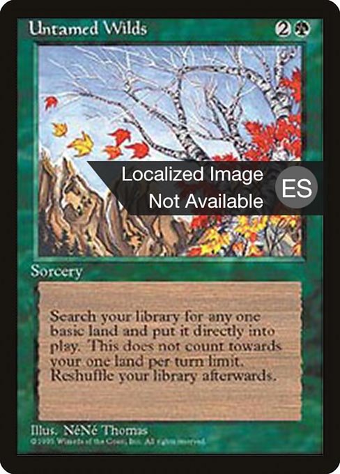Untamed Wilds [Fourth Edition Foreign Black Border - 279]