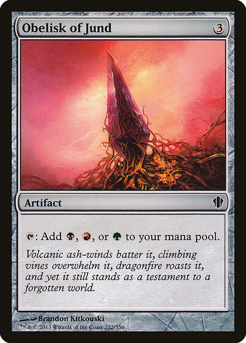 Obelisk of Jund [Commander 2013 - 252]
