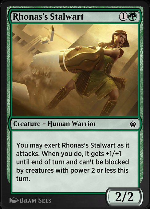Rhonas's Stalwart [Amonkhet Remastered - 214]
