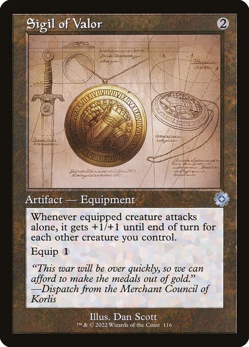 Sigil of Valor [The Brothers' War Retro Artifacts - 116]