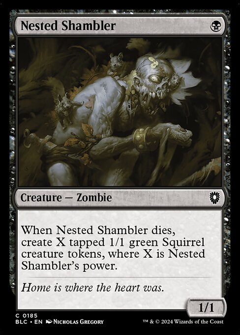 Nested Shambler [Bloomburrow Commander - 185]