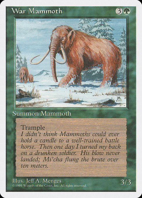 War Mammoth [Fourth Edition - 286]