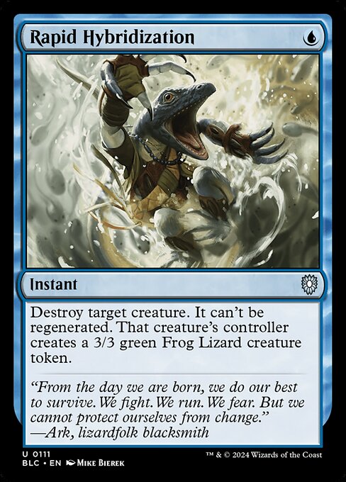 Rapid Hybridization [Bloomburrow Commander - 111]
