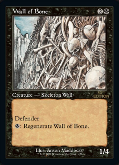 Wall of Bone [30th Anniversary Edition - 426]