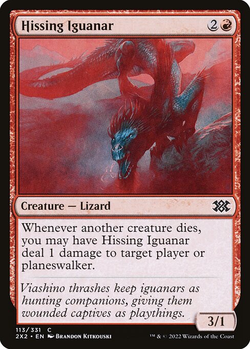 Hissing Iguanar [Double Masters 2022 - 113]