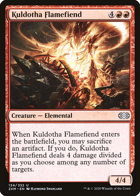 Kuldotha Flamefiend [Double Masters - 134]