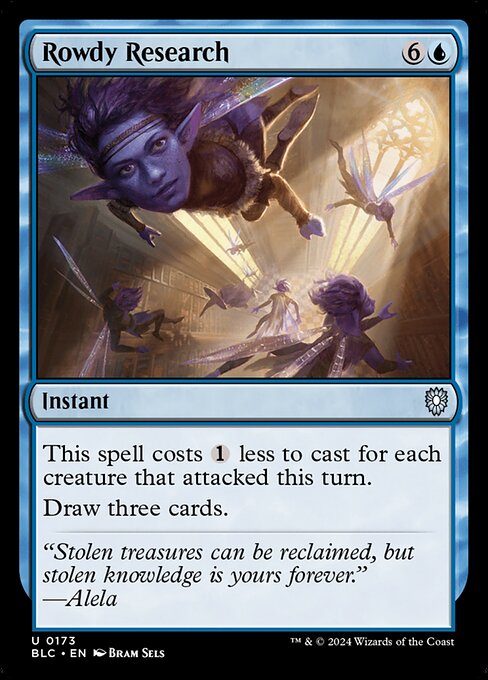 Rowdy Research [Bloomburrow Commander - 173]