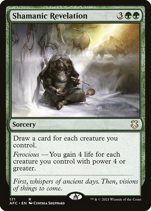 Shamanic Revelation [Forgotten Realms Commander - 171]