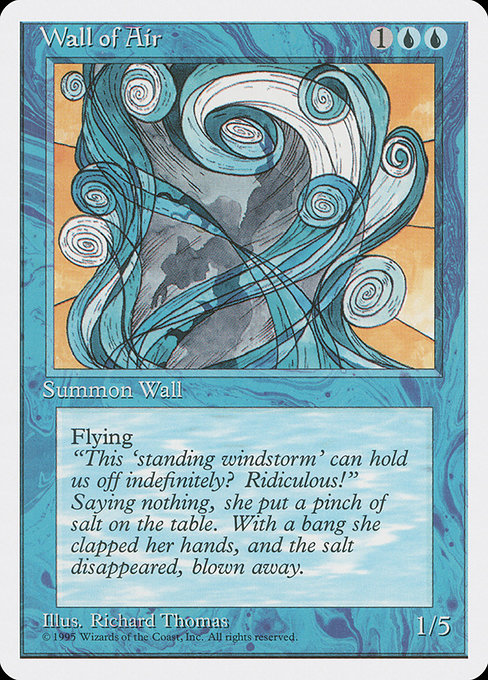 Wall of Air [Fourth Edition - 113]
