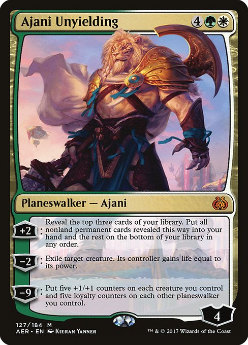 Ajani Unyielding [Aether Revolt - 127]