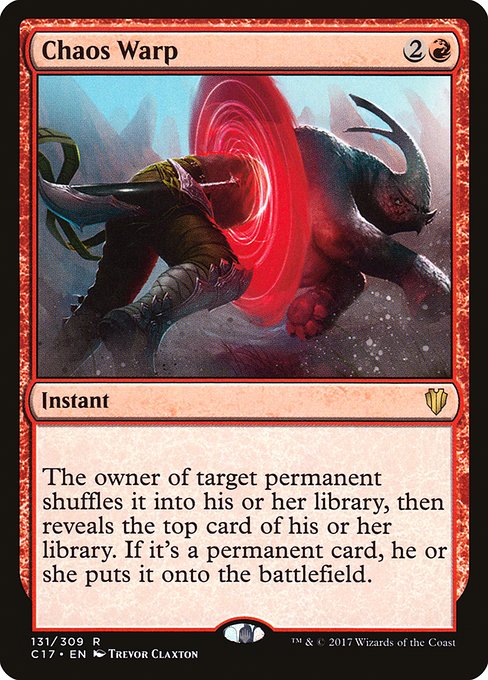 Chaos Warp [Commander 2017 - 131]