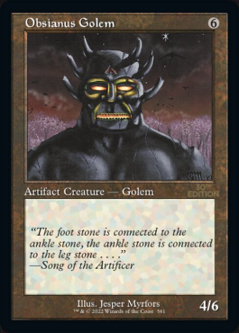 Obsianus Golem [30th Anniversary Edition - 561]