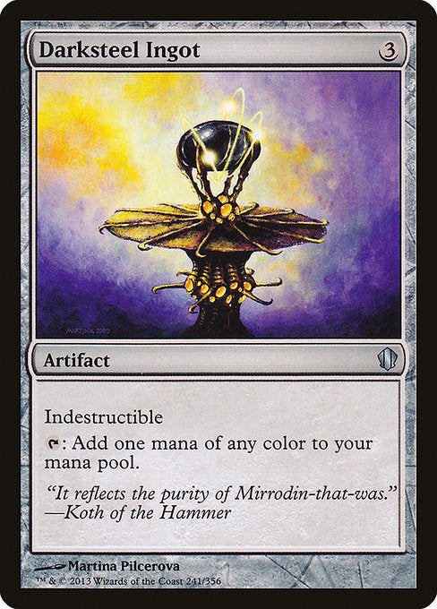 Darksteel Ingot [Commander 2013 - 241]