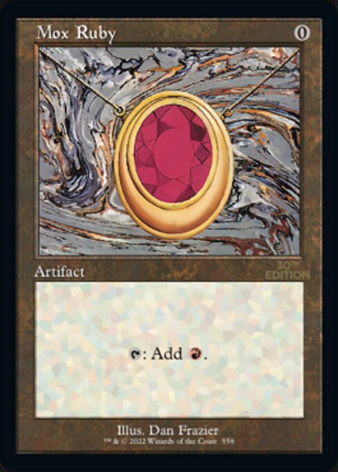 Mox Ruby [30th Anniversary Edition - 558]