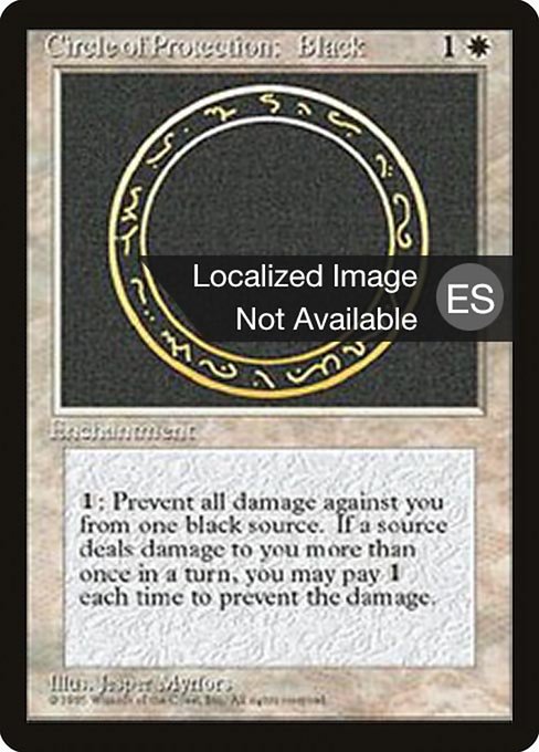 Circle of Protection: Black [Fourth Edition Foreign Black Border - 14]