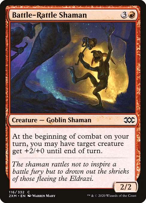 Battle-Rattle Shaman [Double Masters - 116]