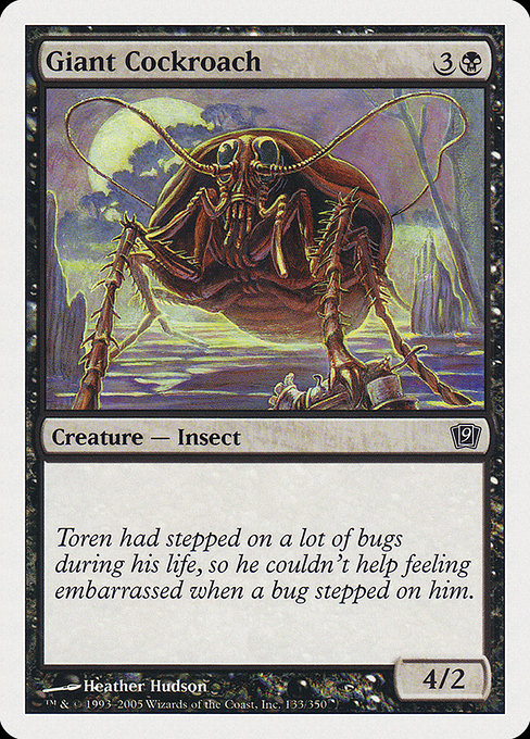 Giant Cockroach [Ninth Edition - 133]