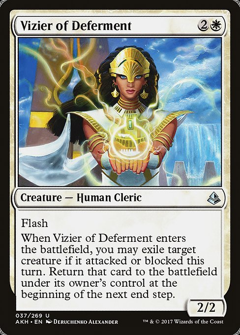 Vizier of Deferment [Amonkhet - 37]