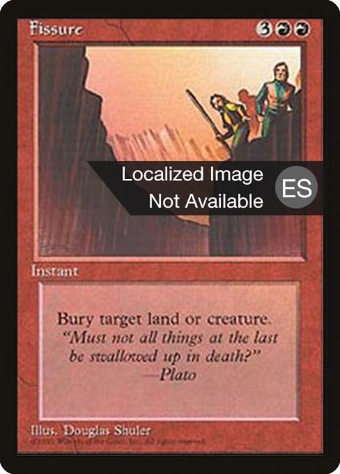 Fissure [Fourth Edition Foreign Black Border - 194]