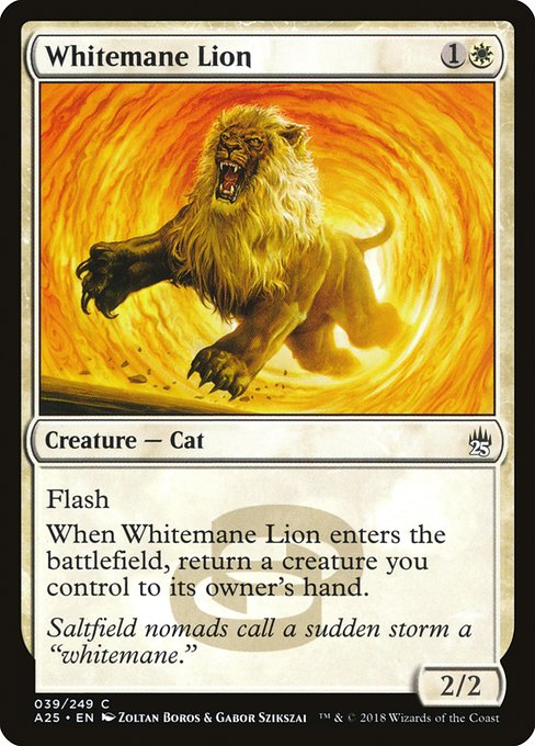 Whitemane Lion [Masters 25 - 39]