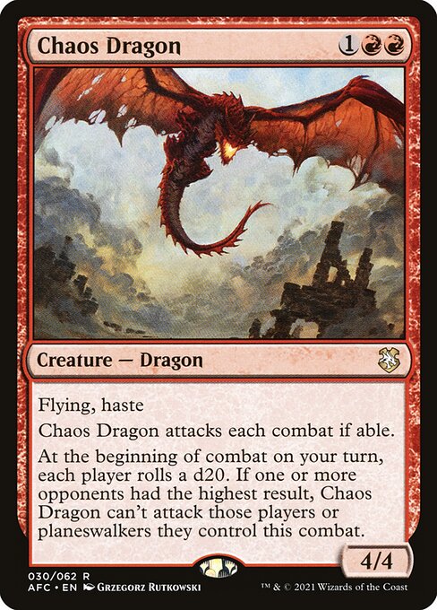 Chaos Dragon [Forgotten Realms Commander - 30]