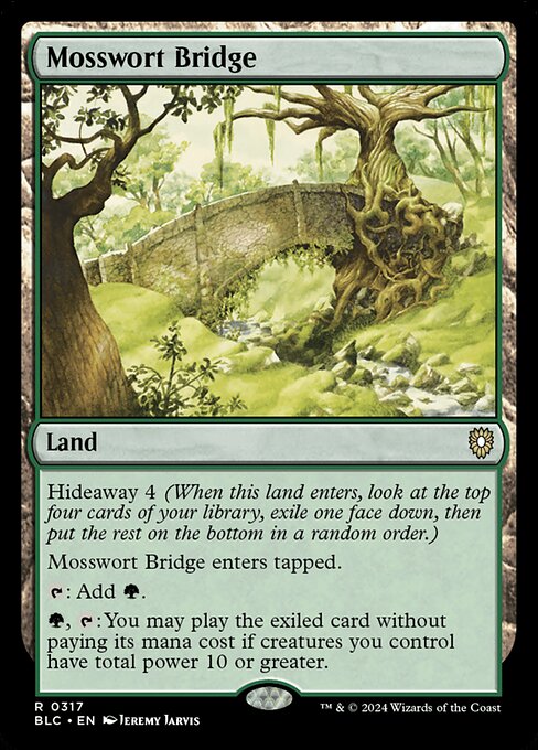 Mosswort Bridge [Bloomburrow Commander - 317]
