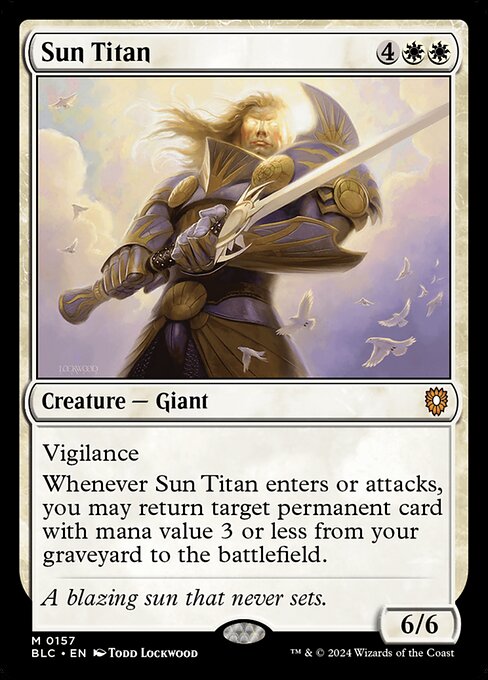 Sun Titan [Bloomburrow Commander - 157]