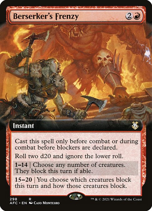 Berserker's Frenzy [Forgotten Realms Commander - 298]