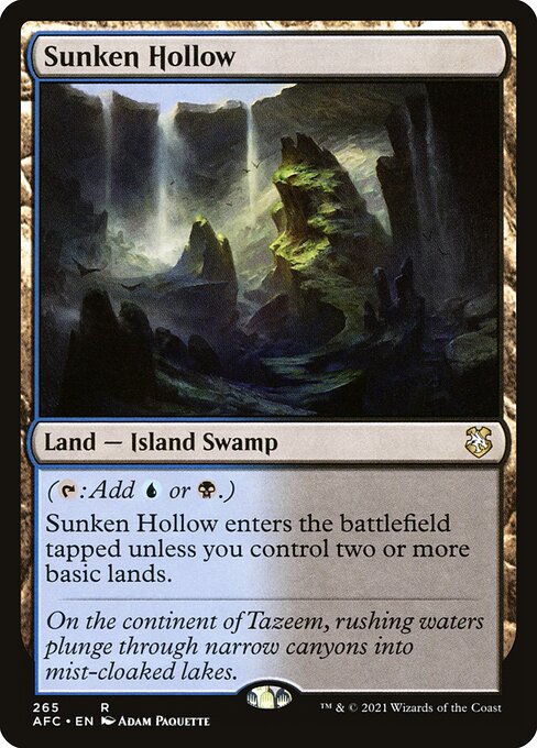 Sunken Hollow [Forgotten Realms Commander - 265]