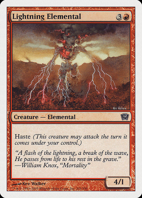 Lightning Elemental [Ninth Edition - 201]