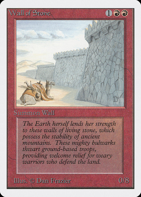 Wall of Stone [Unlimited Edition - 183]