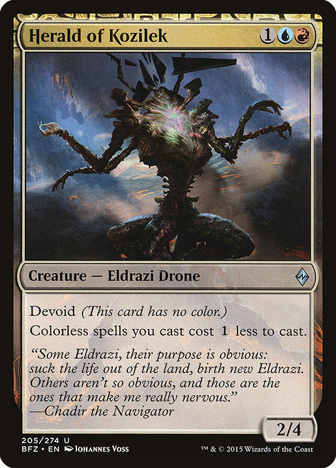 Herald of Kozilek [Battle for Zendikar - 205]