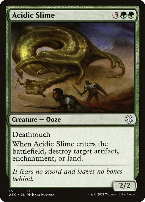 Acidic Slime [Forgotten Realms Commander - 151]