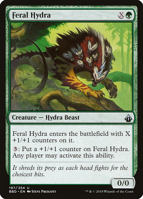 Feral Hydra [Battlebond - 197]