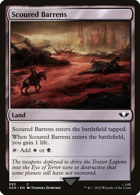 Scoured Barrens [Warhammer 40,000 Commander - 293]