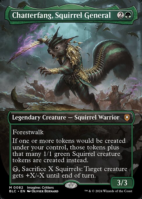 Chatterfang, Squirrel General [Bloomburrow Commander - 82]