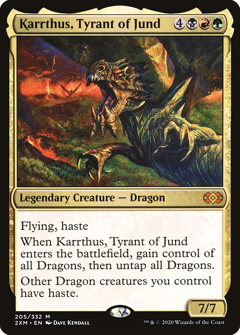 Karrthus, Tyrant of Jund [Double Masters - 205]