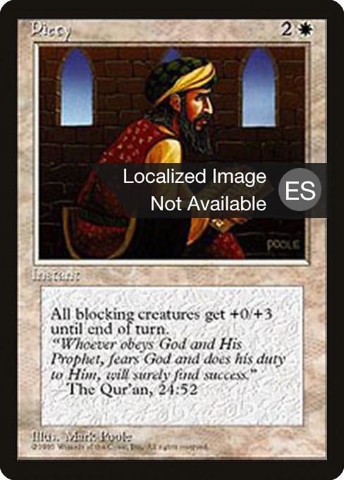 Piety [Fourth Edition Foreign Black Border - 41]