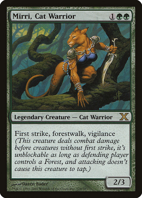 Mirri, Cat Warrior [Tenth Edition - 279]