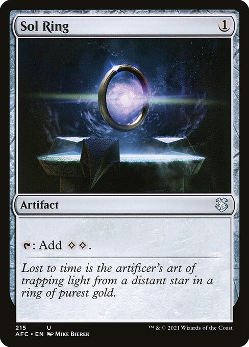 Sol Ring [Forgotten Realms Commander - 215]