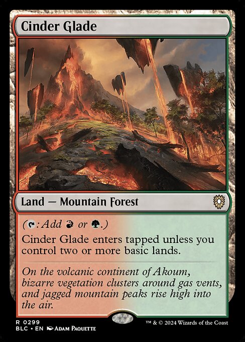 Cinder Glade [Bloomburrow Commander - 299]