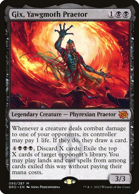 Gix, Yawgmoth Praetor [The Brothers' War - 95]