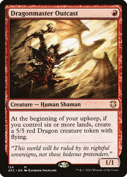 Dragonmaster Outcast [Forgotten Realms Commander - 124]