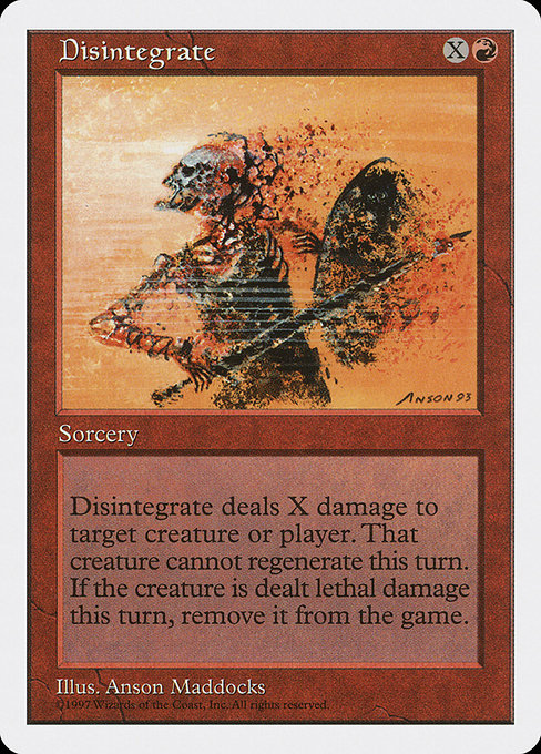 Disintegrate [Fifth Edition - 219]