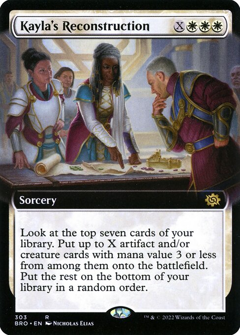 Kayla's Reconstruction [The Brothers' War - 303]