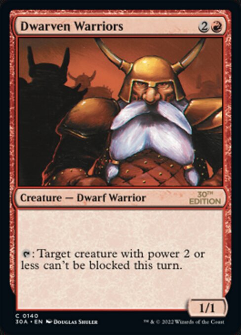 Dwarven Warriors [30th Anniversary Edition - 140]