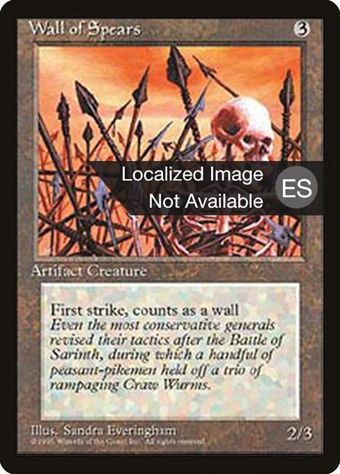Wall of Spears [Fourth Edition Foreign Black Border - 356]