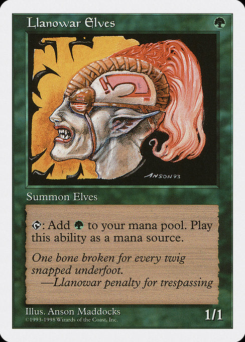 Llanowar Elves [Anthologies - 59]